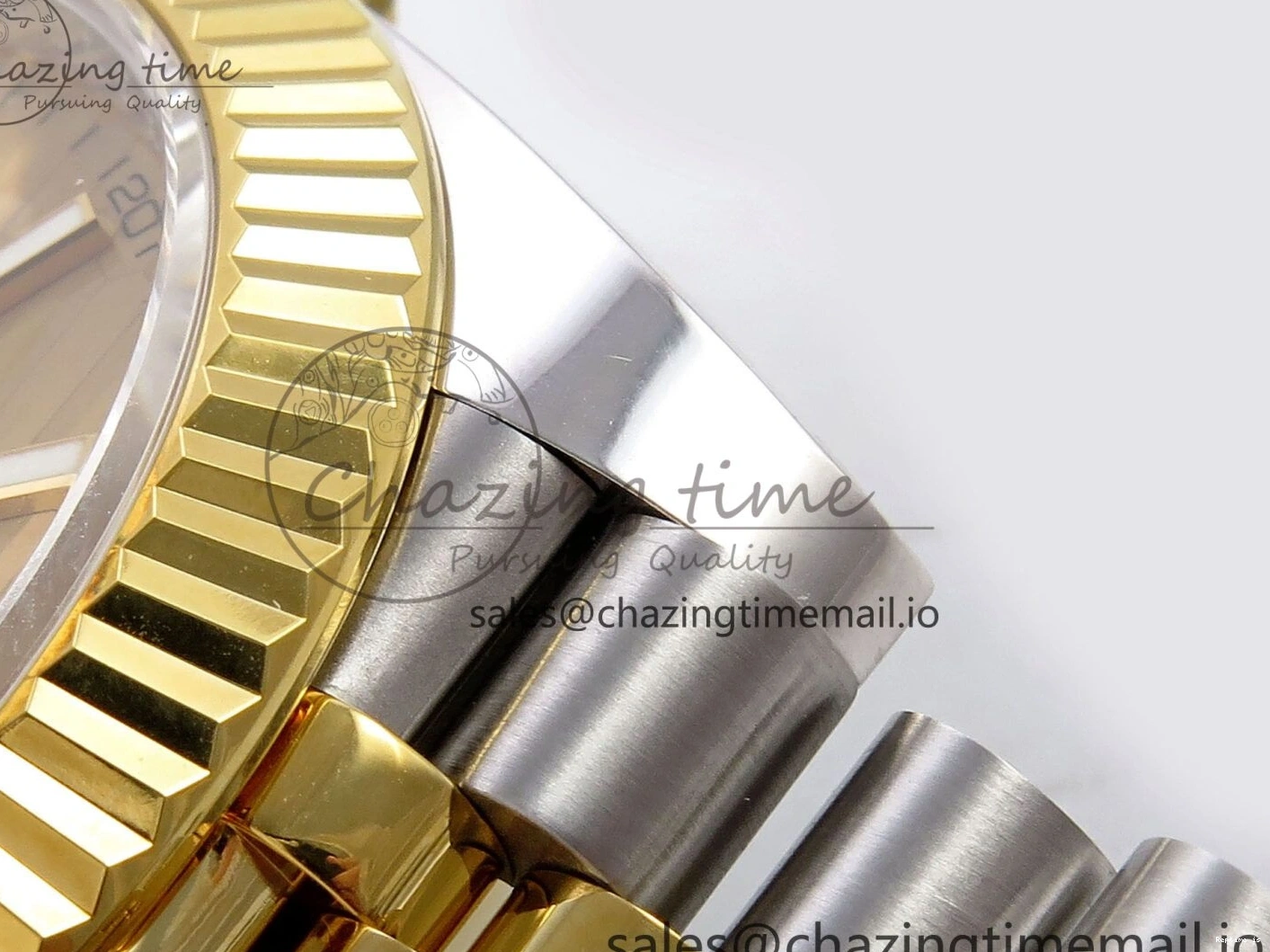 0105 Attractive DateJust 41 SS YG ARF 1:1 Best Edition 904L Steel YG Textured Stick Dial on Jubilee Bracelet SH3235 (Gain Weight) 1226